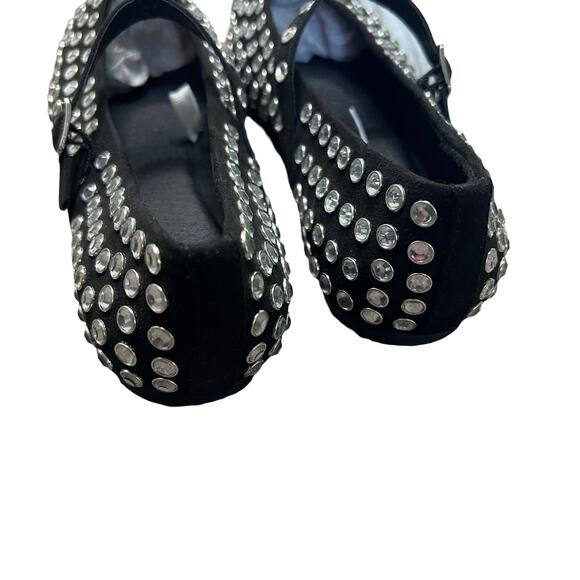 A NEW DAY Issa Rhinestone Mary Jane Ballet Flats Black - Picture 5 of 5